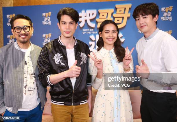 Thai director Witthaya Thongyooyong, Thai actor Sunny Suwanmethanont, Thai-born Norwegian actress and model Urassaya Sperbund and Thai-American model...