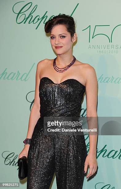 Actress Marion Cotillard attends the Chopard 150th Anniversary Party at the VIP Room, Palm Beach during the 63rd Annual International Cannes Film...