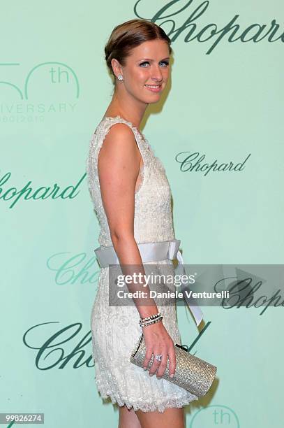 Nicky Hilton attends the Chopard 150th Anniversary Party at the VIP Room, Palm Beach during the 63rd Annual International Cannes Film Festival on May...