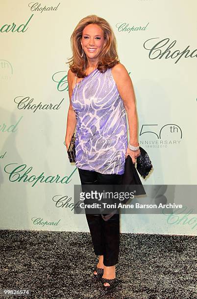 Denise Rich attends the Chopard 150th Anniversary Party at the VIP Room, Palm Beach during the 63rd Annual International Cannes Film Festival on May...