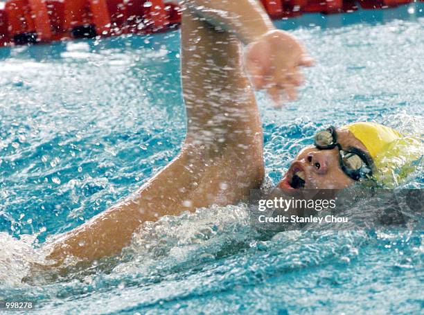 Torwai Sethsothorn of Thailand in action during the Final of the men's 400m Freestyles Event held at the National Aquatics Centre, Bukit Jalil, Kuala...