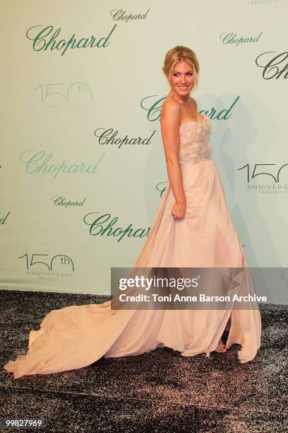 Hofit Golan attends the Chopard 150th Anniversary Party at the VIP Room, Palm Beach during the 63rd Annual International Cannes Film Festival on May...