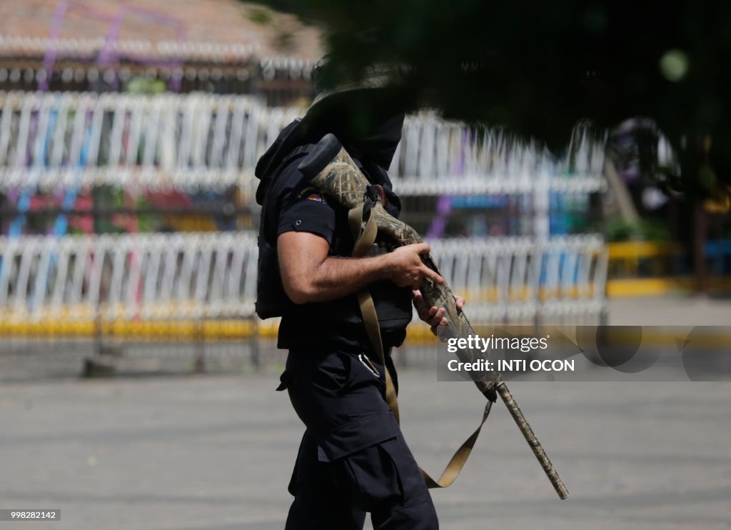 NICARAGUA-UNREST-SANDINISTA-ANNIVERSARY-STRIKE