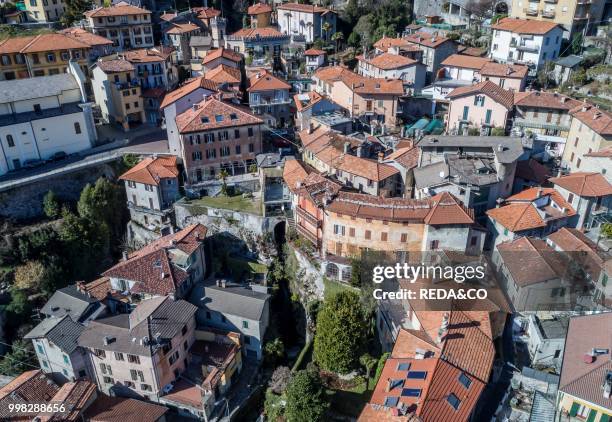 Moltrasio village. Western coast of Lake Como. Lombardia. Italy. Europe. Photo by: Carlo Borlenghi/REDA&CO/Universal Images Group via Getty Images