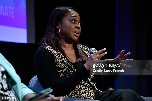 Award winning film and television hair designer Camille Friend appears at In Her Footsteps: The Legacy of Madam C.J. Walker at the March On...