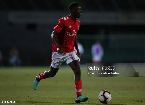 Benfica forward Heriberto Tavares from Portugal in action during the Pre-Season Friendly match between SL Benfica and Vitoria Setubal at Estadio do...