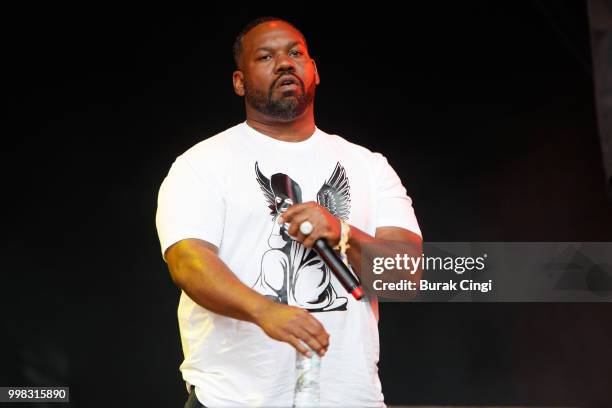 Raekwon of Wu Tang Clan performs on day 1 of Lovebox festival at Gunnersbury Park on July 13, 2018 in London, England.