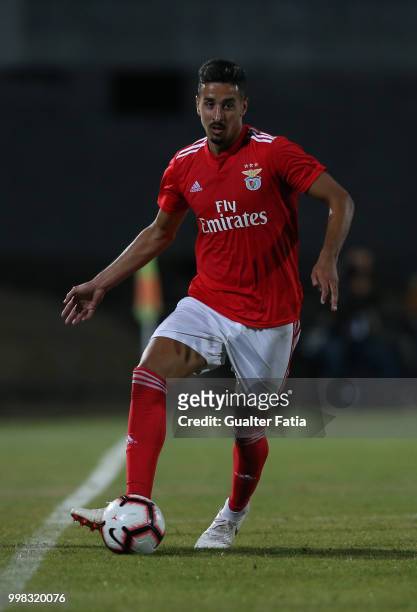 Benfica defender Andre Almeida from Portugal in action during the Pre-Season Friendly match between SL Benfica and Vitoria Setubal at Estadio do...