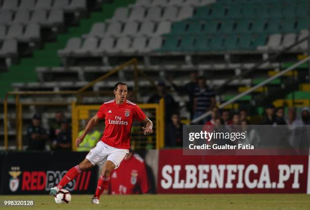 Benfica defender Cristian Lema from Argentina in action during the Pre-Season Friendly match between SL Benfica and Vitoria Setubal at Estadio do...