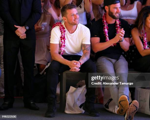 Ryan Phillippe attends the front row of MIKOH Resort 2019 Runway Show at The Paraiso Tent on July 13, 2018 in Miami Beach, Florida.