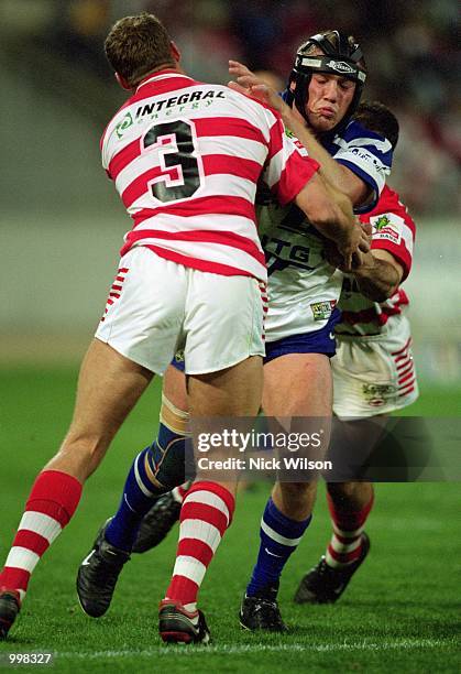 Jamie Feeney for the Bulldogs in action during the NRL third qualifying final match played between the Bulldogs and the St George Illawarra Dragons...