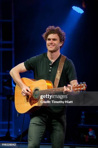 Vance Joy performs on day one of the Forecastle Festival on July 13, 2018 in Louisville, Kentucky.