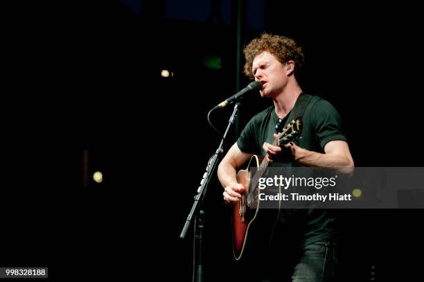 Vance Joy performs on day one of the Forecastle Festival on July 13, 2018 in Louisville, Kentucky.