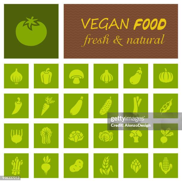stockillustraties, clipart, cartoons en iconen met vegan food - augurk