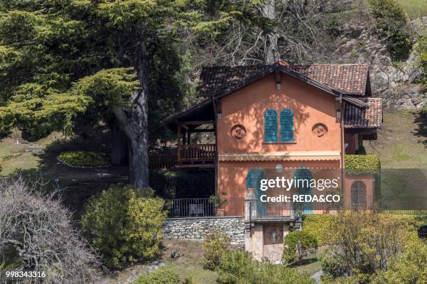 Villa la Cassianella. Lenno. Lake Como. Lombardia. Italy. Europe. Photo by: Carlo Borlenghi/REDA&CO/Universal Images Group via Getty Images