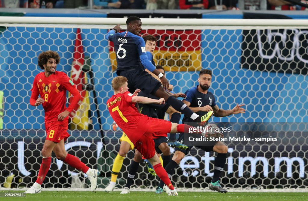 Belgium v France: Semi Final - 2018 FIFA World Cup Russia