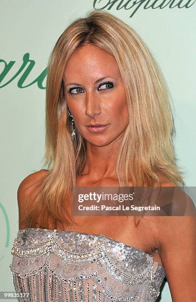 Lady Victoria Hervey attends the Chopard 150th Anniversary Party at Palm Beach, Pointe Croisette during the 63rd Annual Cannes Film Festival on May...