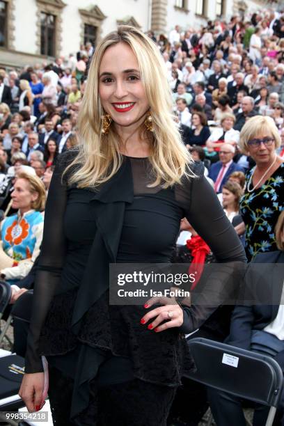 Elisabeth von Thurn und Taxis attends the Thurn & Taxis Castle Festival 2018 - 'Tosca' Opera Premiere on July 13, 2018 in Regensburg, Germany.