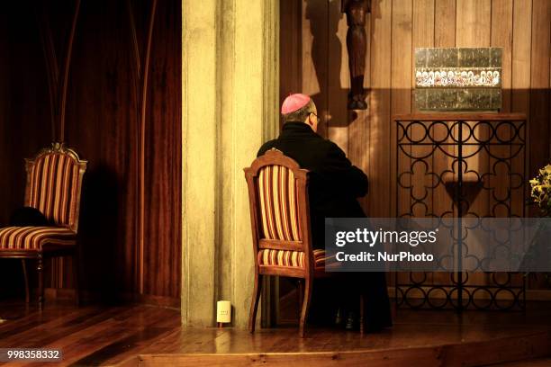Monsignor Charles Scicluna, the Vatican's main expert on sexual crimes, in Osorno, Chile, on 15 July 2018. Monsignor Charles Scicluna, Jordi Bertomeu...