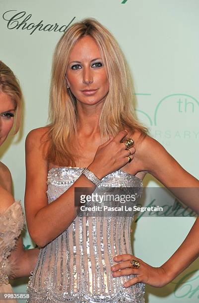 Lady Victoria Hervey attends the Chopard 150th Anniversary Party at Palm Beach, Pointe Croisette during the 63rd Annual Cannes Film Festival on May...