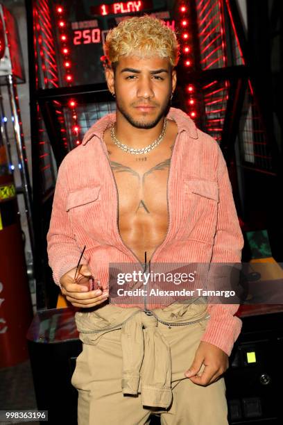 Richard Camacho attends the Filthyhaanz SS19 Presentation And Party at Ricky's South Beach on July 13, 2018 in Miami Beach, Florida.