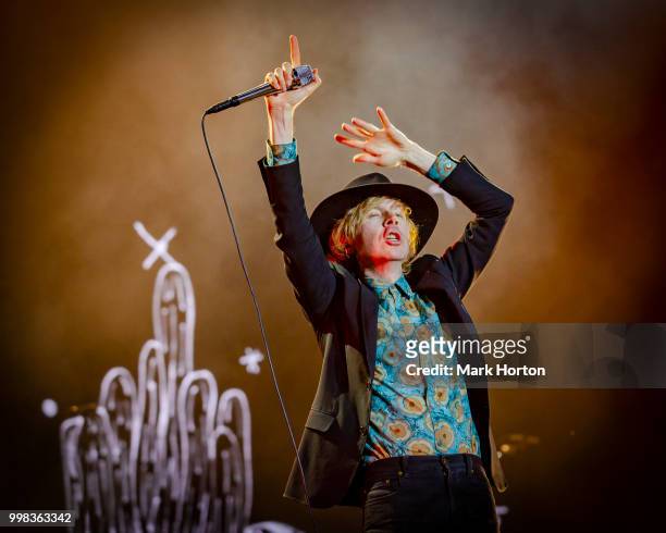 Beck performs on Day 8 of the RBC Bluesfest at LeBreton Flats on July 13, 2018 in Ottawa, Canada.