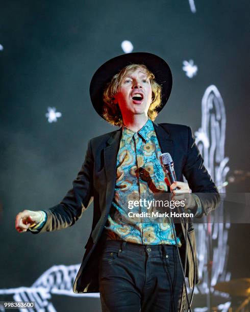 Beck performs on Day 8 of the RBC Bluesfest at LeBreton Flats on July 13, 2018 in Ottawa, Canada.