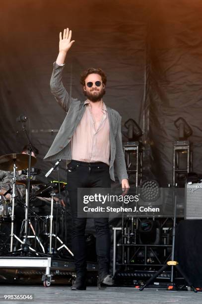 Father John Misty performs at the 2018 Forecastle Music Festival on July 13, 2018 in Louisville, Kentucky.