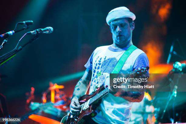 Isaac Brock of Modest Mouse performs on day one of the Forecastle Festival on July 13, 2018 in Louisville, Kentucky.