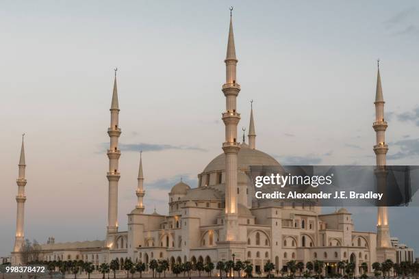 grand sheikh zayed mosque - zayed stock-fotos und bilder