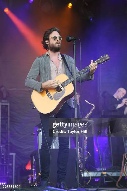 Father John Misty performs during the 2018 Forecastle Music Festival at Louisville Waterfront Park on July 13, 2018 in Louisville, Kentucky.