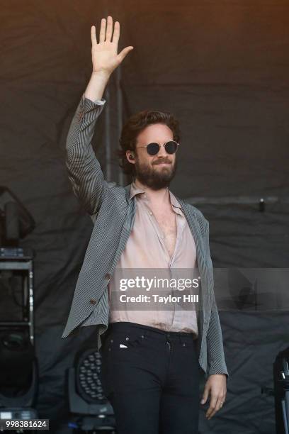 Father John Misty performs during the 2018 Forecastle Music Festival at Louisville Waterfront Park on July 13, 2018 in Louisville, Kentucky.