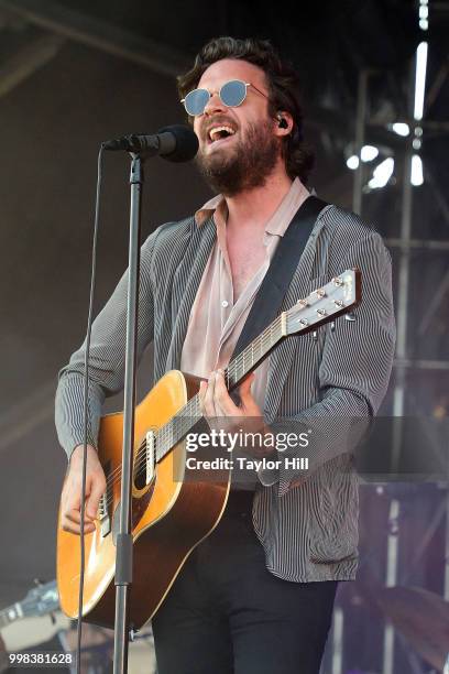 Father John Misty performs during the 2018 Forecastle Music Festival at Louisville Waterfront Park on July 13, 2018 in Louisville, Kentucky.