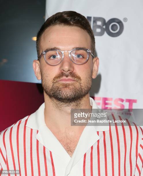 Micah Stock attends the 2018 Outfest Los Angeles screening of 'Bonding' at Harmony Gold on July 13, 2018 in Los Angeles, California.