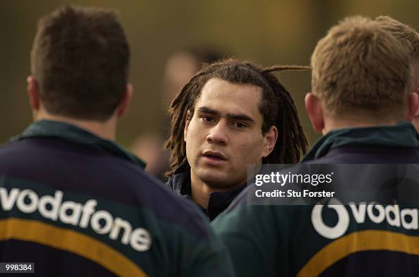 Australian Rugby Union player George Smith during training today, at the Cardiff University Sports Grounds, Cardiff, Wales. +Digital Image+....