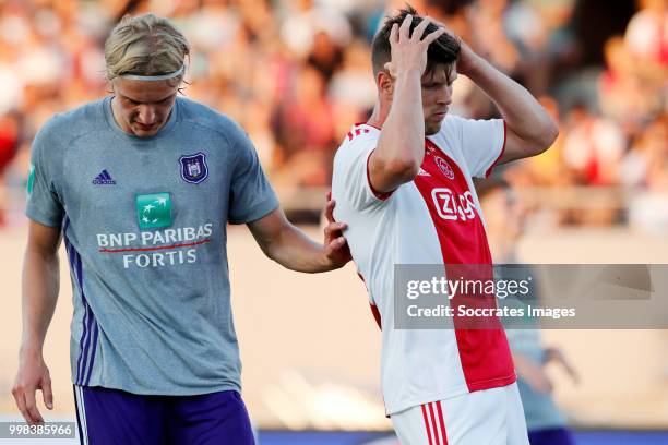 Klaas Jan Huntelaar of Ajax during the Club Friendly match between Ajax v Anderlecht at the Olympisch Stadion on July 13, 2018 in Amsterdam...