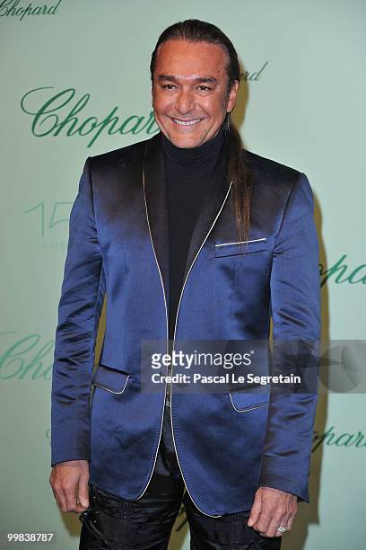 Hair stylist Nick Chavez attends the Chopard 150th Anniversary Party at Palm Beach, Pointe Croisette during the 63rd Annual Cannes Film Festival on...