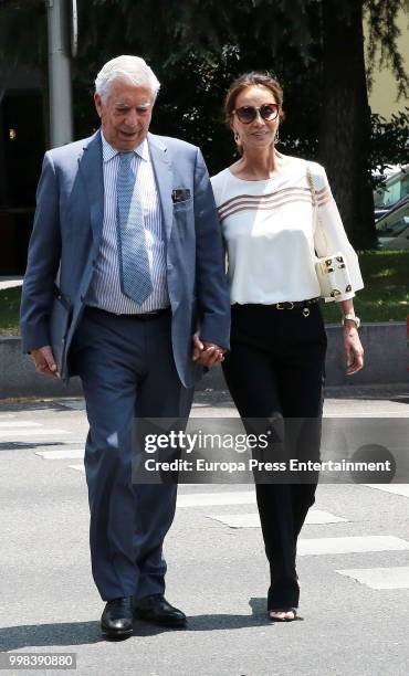 Mario Vargas LLosa and Isabel Preysler atttend XI Latin America Atlantic Forum organised by Fundacion para la Libertad on July 6, 2018 in Madison,...