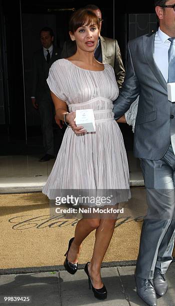 Natalie Imbruglia attends the wedding of David Walliams and Lara Stone at Claridge's Hotel on May 16, 2010 in London, England.