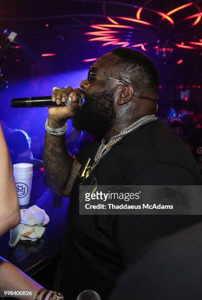 Rick Ross performs at Rockwell Miami on July 13, 2018 in Miami Beach, Florida.