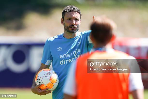 Mark van Bommel of PSV during the Training PSV on July 13, 2018 in Verbier Switzerland