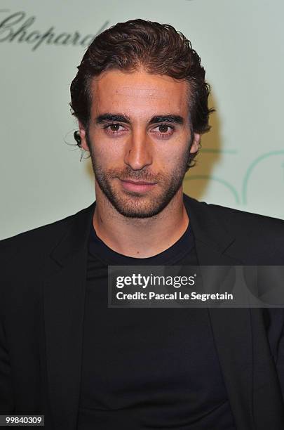 Footballer Mathieu Flamini attends the Chopard 150th Anniversary Party at Palm Beach, Pointe Croisette during the 63rd Annual Cannes Film Festival on...