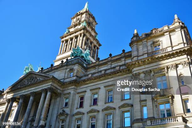 wayne county courthouse detroit, michigan, usa - detroit michigan stock pictures, royalty-free photos & images