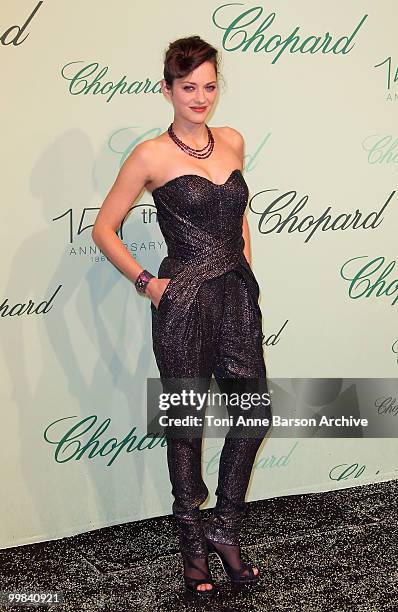 Actress Marion Cotillard attends the Chopard 150th Anniversary Party at the VIP Room, Palm Beach during the 63rd Annual International Cannes Film...