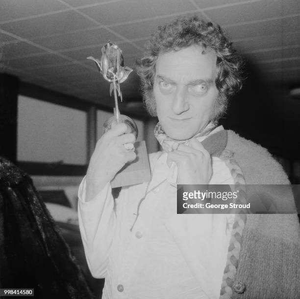 British comedy writer, comedian, and actor Marty Feldman , whose sketch comedy television series won Silver Rose Award at the 'Rose d'Or A Eurovision...