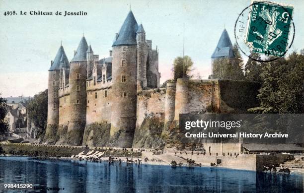 Josselin Castle is a medieval castle at Josselin, in the Morbihan department of Brittany, France, first built in the 11th century and rebuilt at...