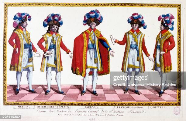Uniformed members of the , Directory, or Directorate, a five-member committee which governed France from 1795, when it replaced the Committee of...
