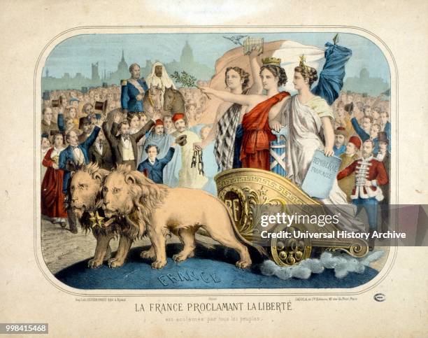 Jules Grevy President of France attends the 14th July 1880, Bastille Day Celebrations in Paris.