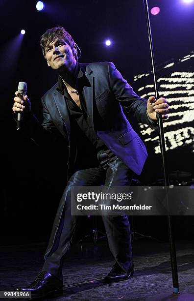 Morten Harket of A-Ha performs the final US date of the bands Farewell Tour at Club Nokia on May 16, 2010 in Los Angeles, California.