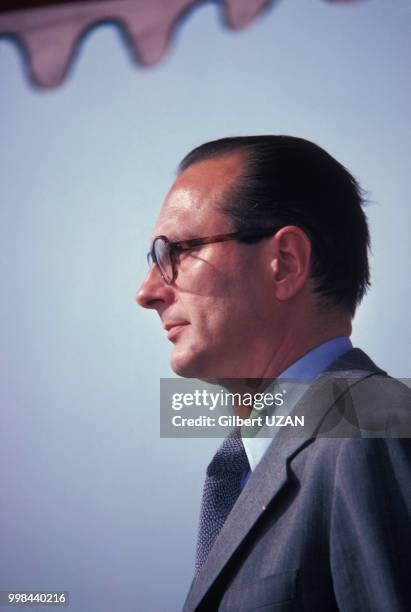 Portrait de Jacques Chirac en Inde en janvier 1976.